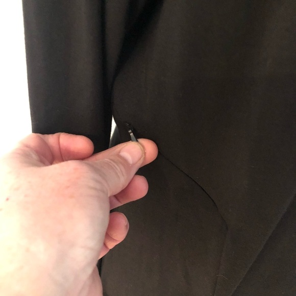 Betabrand Black Silk Blend Travel Dress Medium - Picture 5 of 9